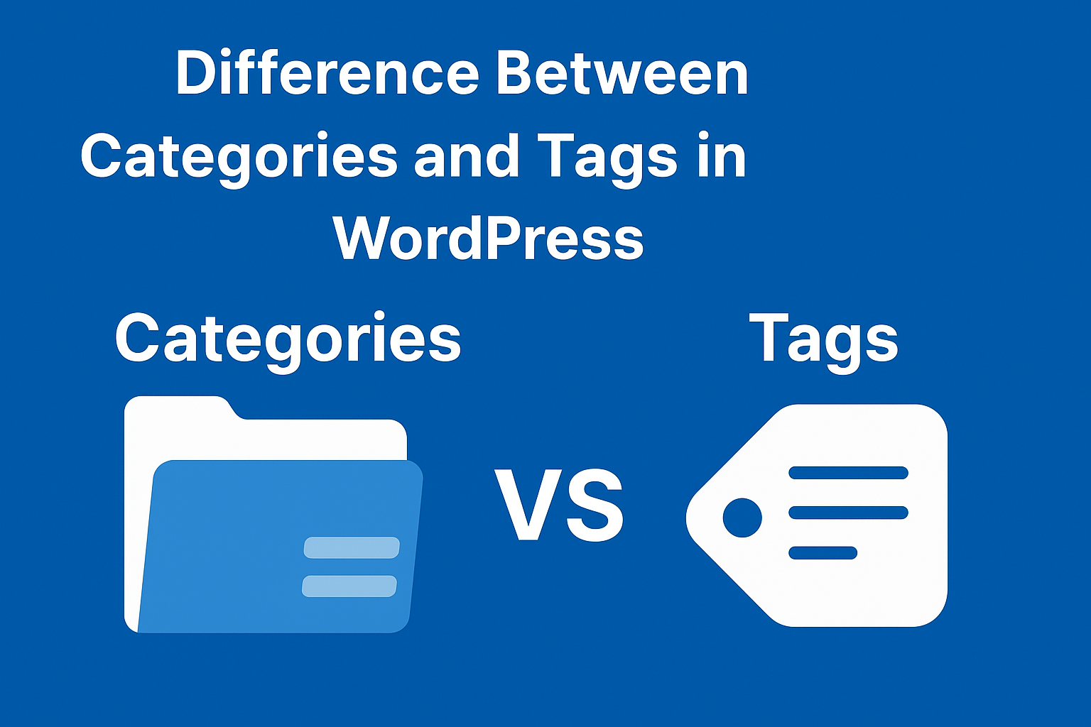Difference Between Categories and Tags in WordPress